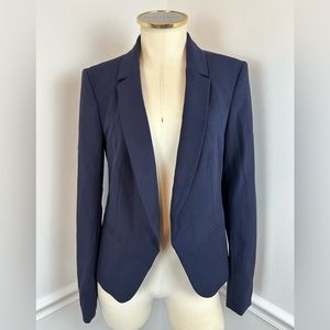 LOFT Navy Open-Front Business Career Blazer NWT | Size 4